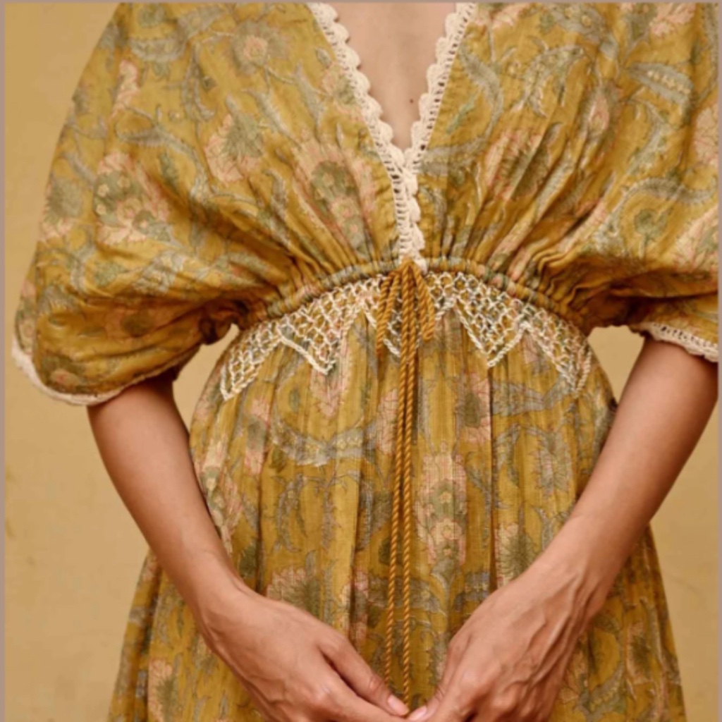 Liminal Surya Maxi Dress Yellow